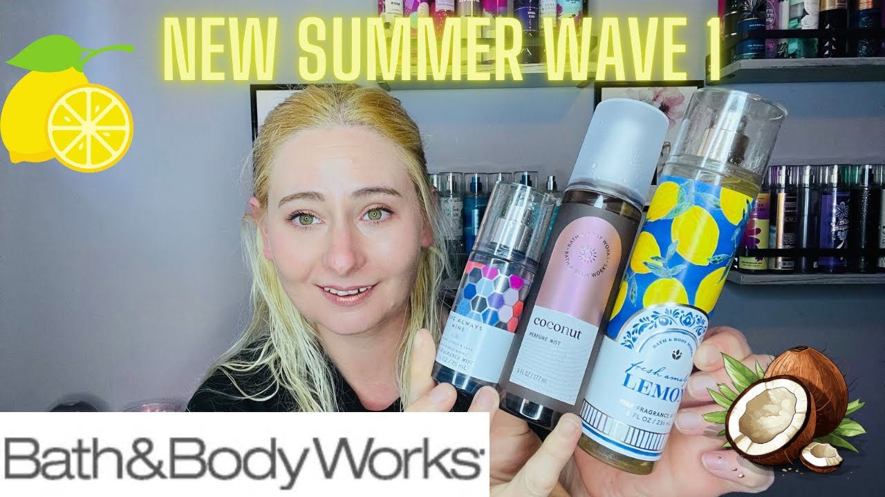 NEW AT BATH & BODY WORKS!! SUMMER WAVE 1 Love Always Wins ❤️ Fresh Amalfi Lemon 🍋 Coconut Perfume 🥥