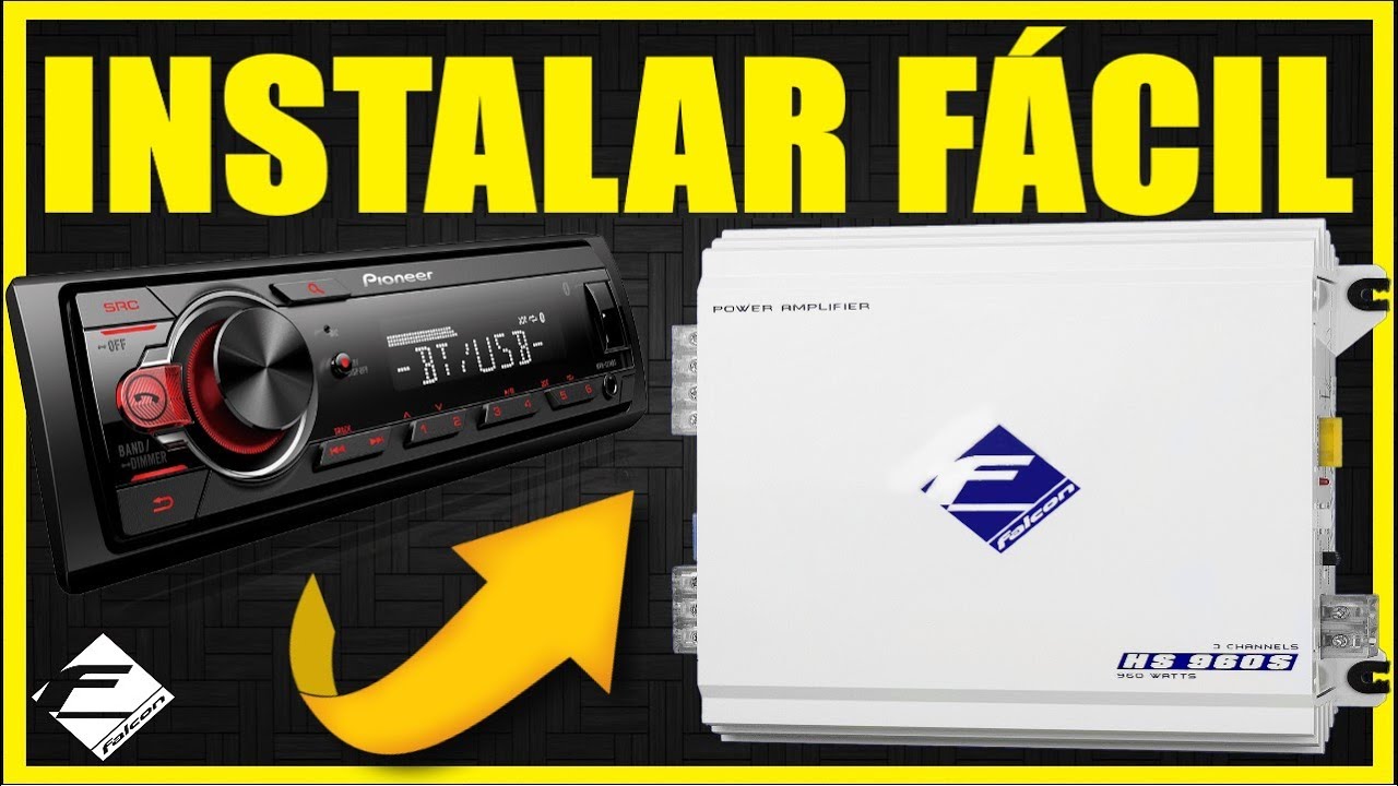 Como instalar módulo FALCON HS 960 S com Rádio Pioneer #ALANROD