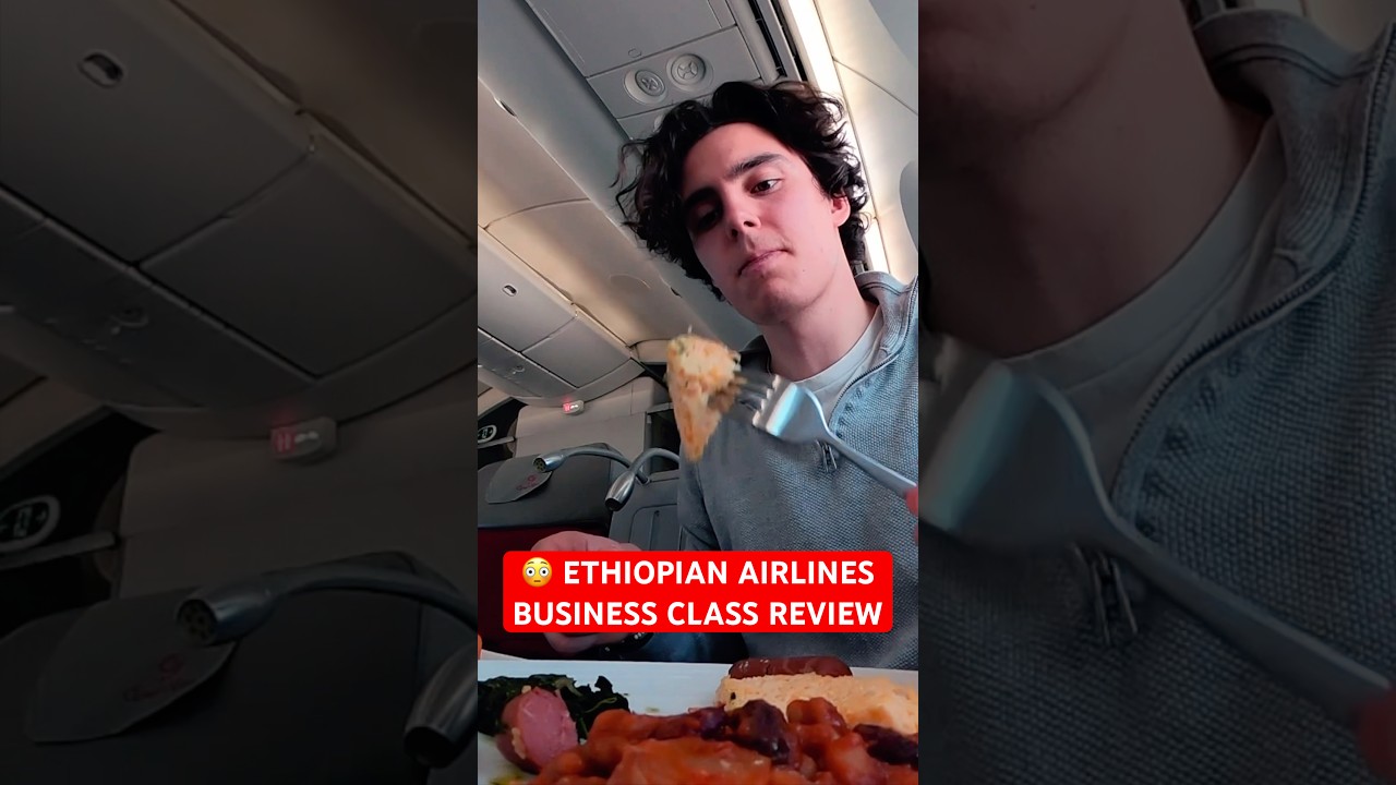 Expect THIS on Ethiopian Airlines Flights! 🤩 #ethiopianairlines