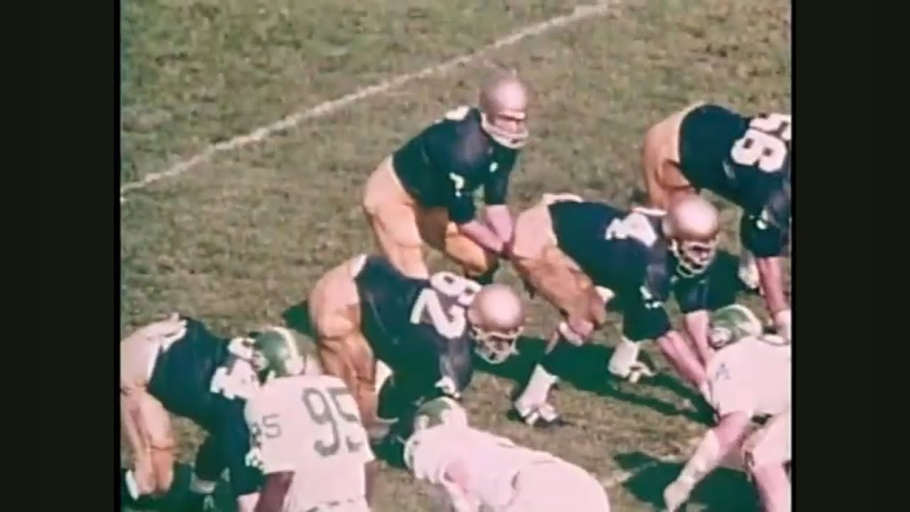 1969 Notre Dame Fighting Irish Football Season Review Film