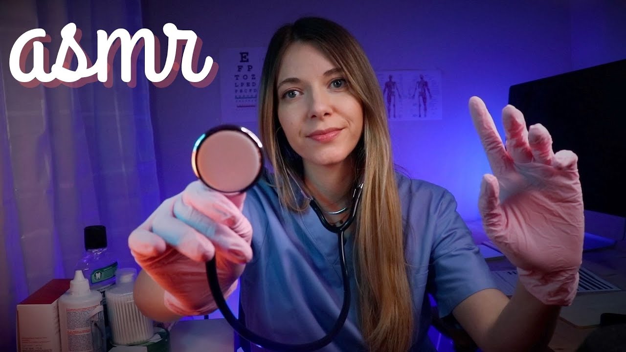 ASMR Examen REAL médico nervios Craneales | Love ASMR * para dormir en español