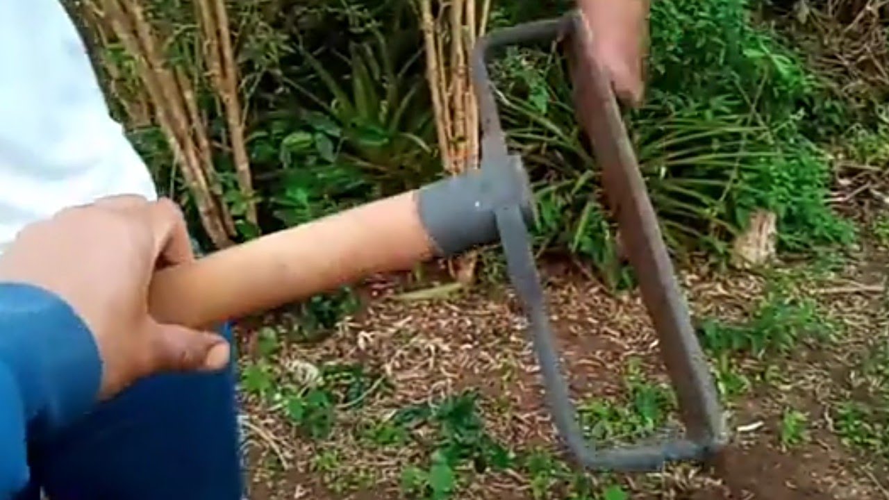 como fazer a Nova enchada feito com mola de porta.