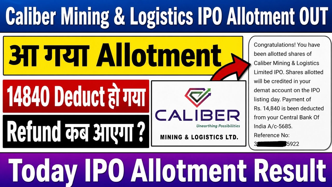 Caliber Mining IPO Allotment Status | How to Check Caliber Mining Allotment? 