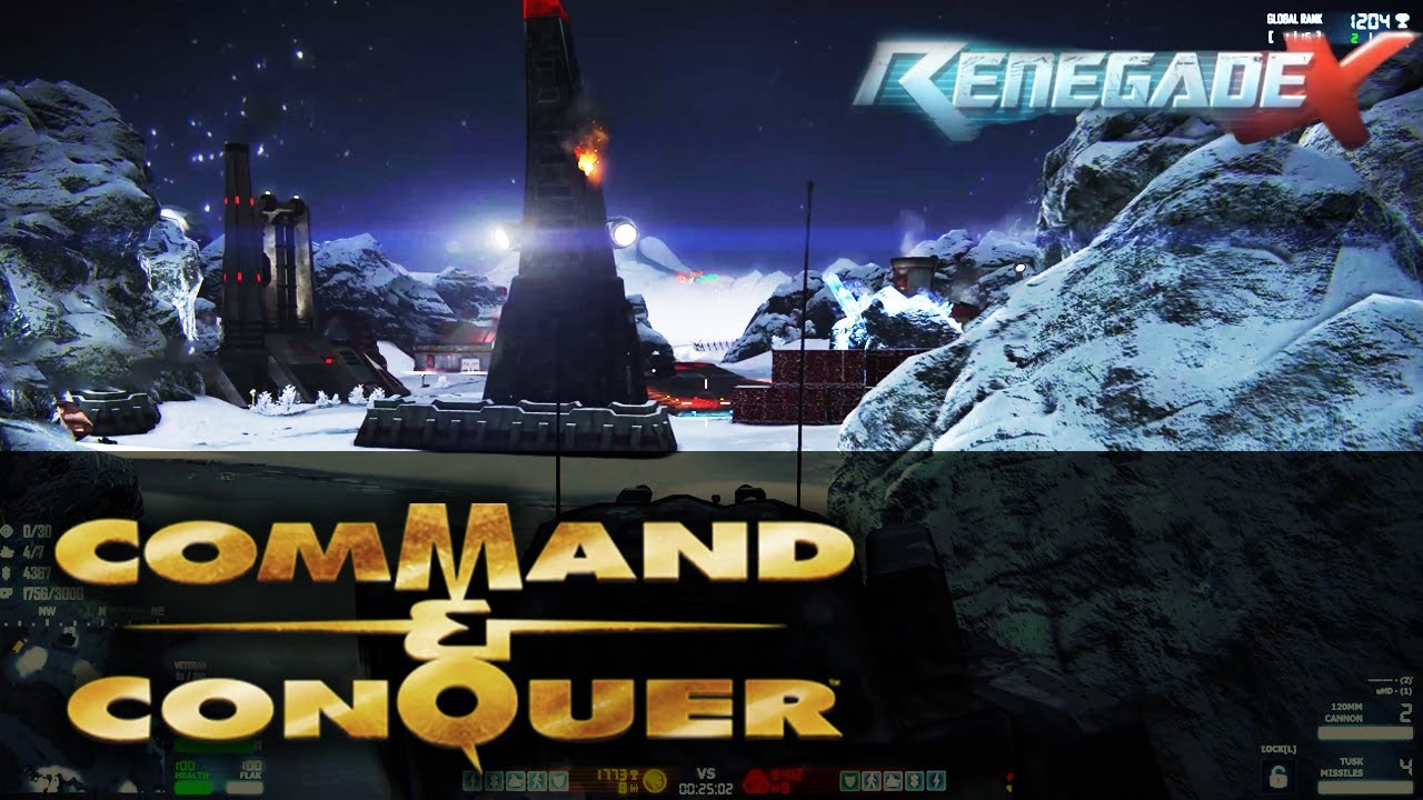 🔴⁴ᴷ⁶⁰ C&C Renegade X | Arctic Stronghold | GDI vs NOD