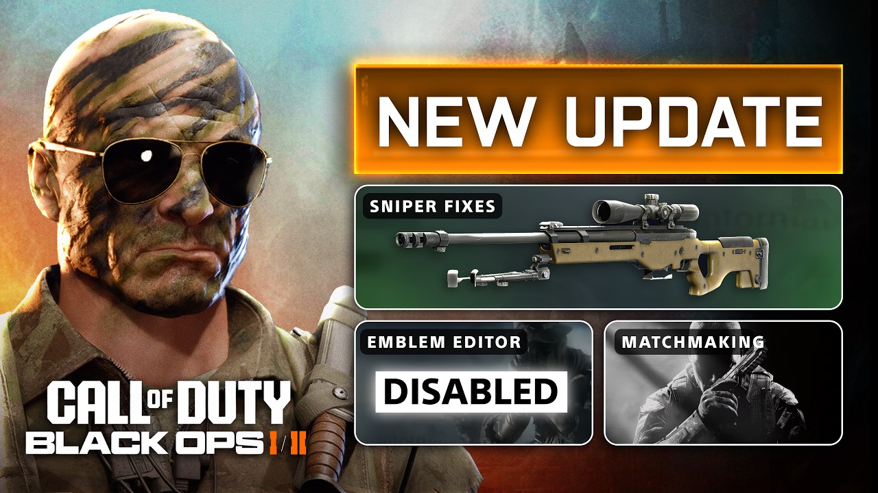 ВЫШЛО НОВОЕ ОБНОВЛЕНИЕ ПОРТА BLACK OPS ДЛЯ PS5... (Исправление снайперок, удаление эмблем и много...