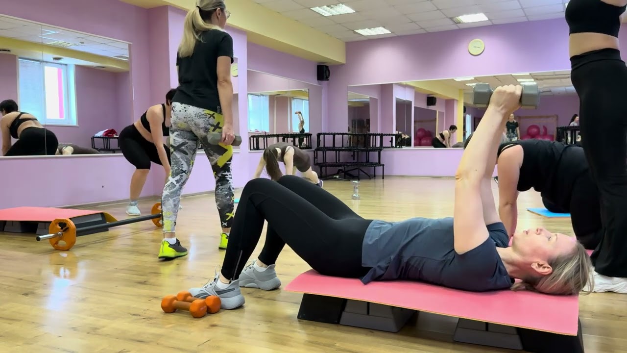 Круговая Групповая тренировка г.Липецк клуб Леди