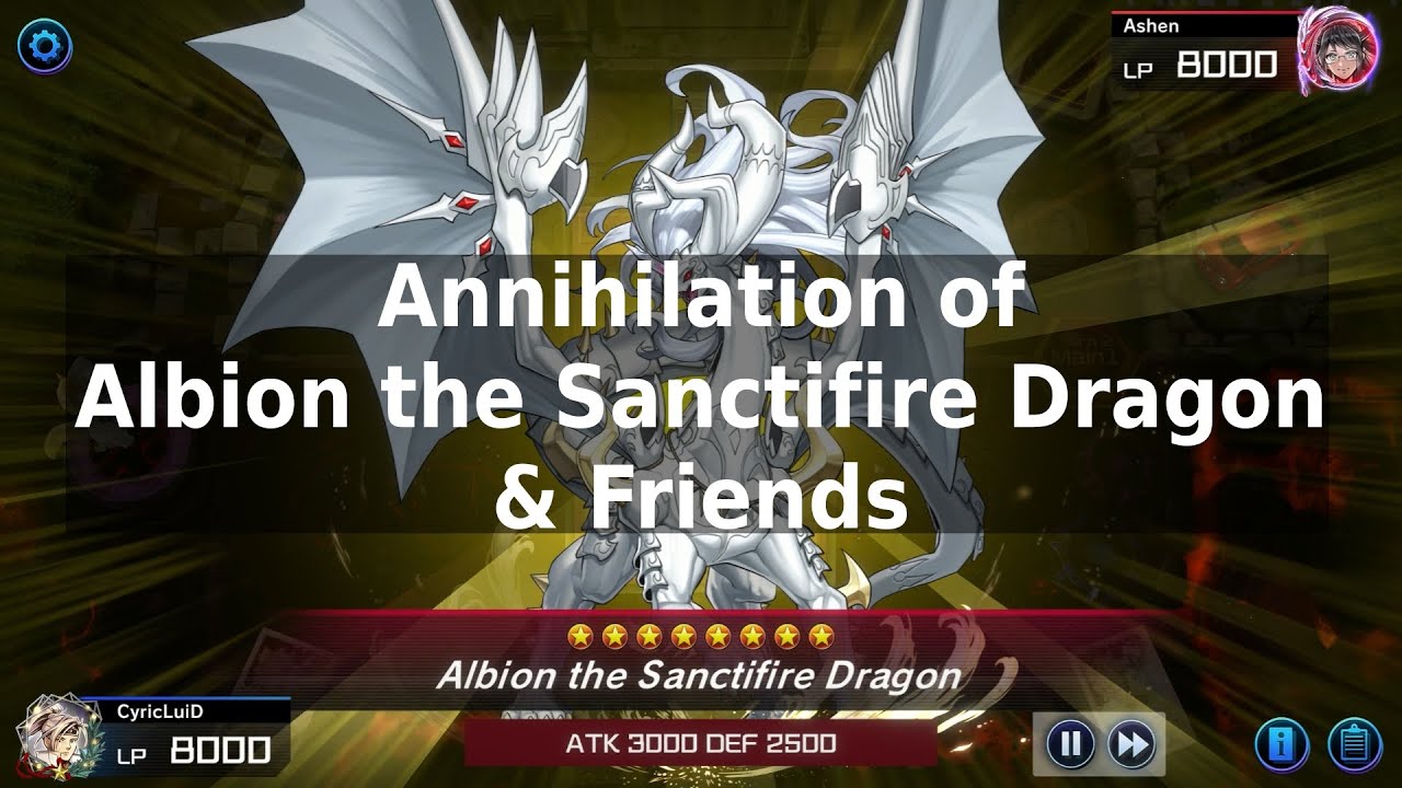 Yu-Gi-Oh! Master Duel | Annihilation of Albion the Sanctifire Dragon & Friends