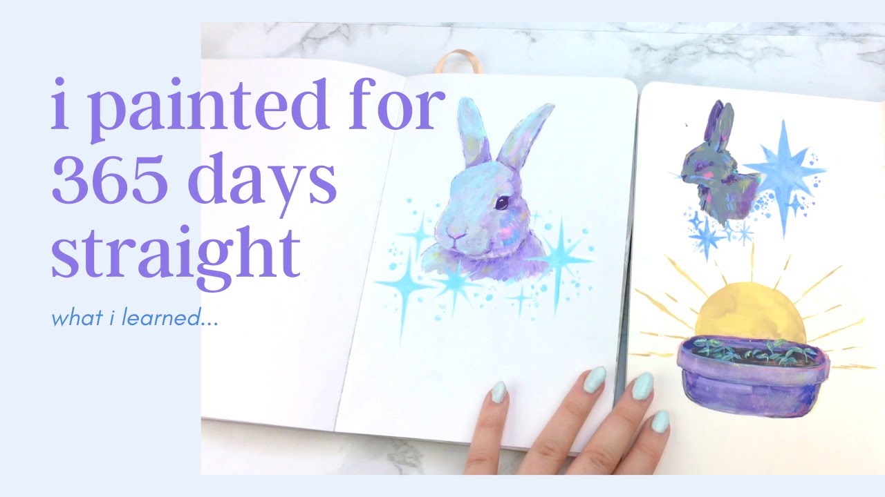 i painted for 365 days straight | what i learned