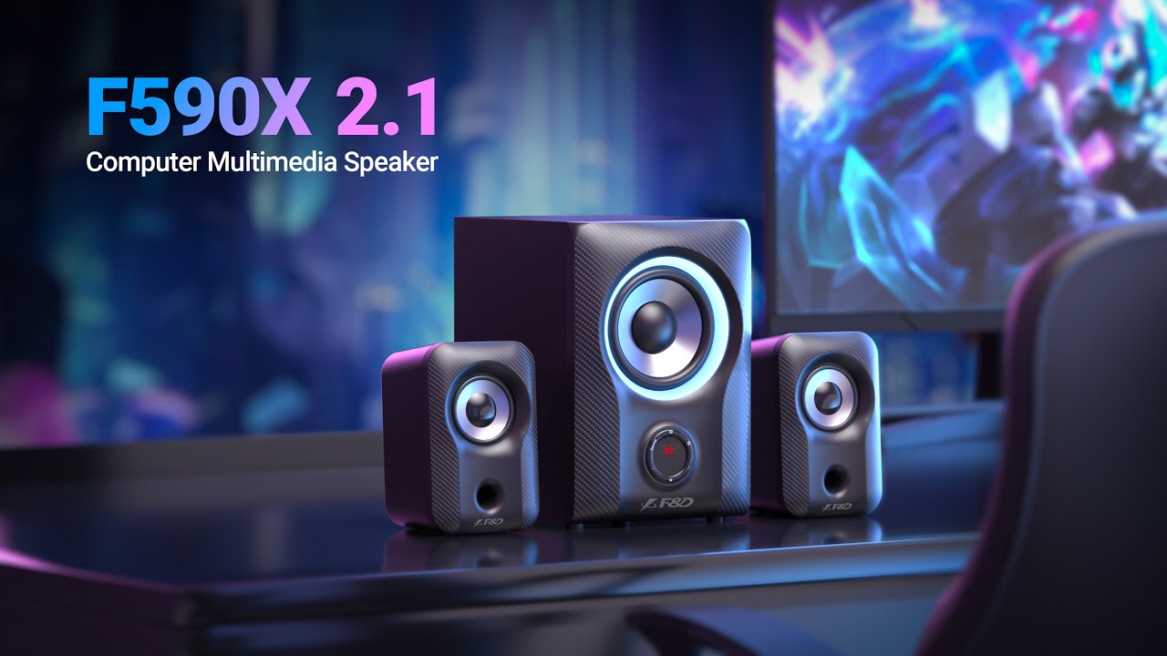 Presenting F&D F590X 2.1 Computer Multimedia Speaker