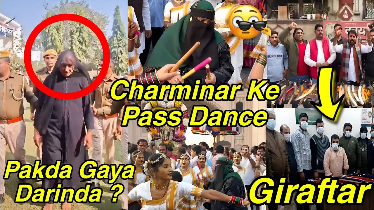 Charminar Pe Burkha Me Dance Video Viral, Gaziabad Police Ka Zabardast Action Andhbhakt Jail Me 