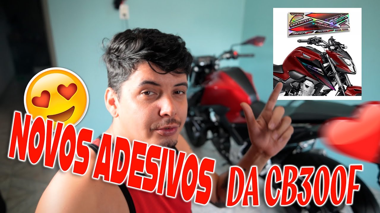 Troquei os adesivos da Twister CB300F – VEJA O RESULTADO!!!