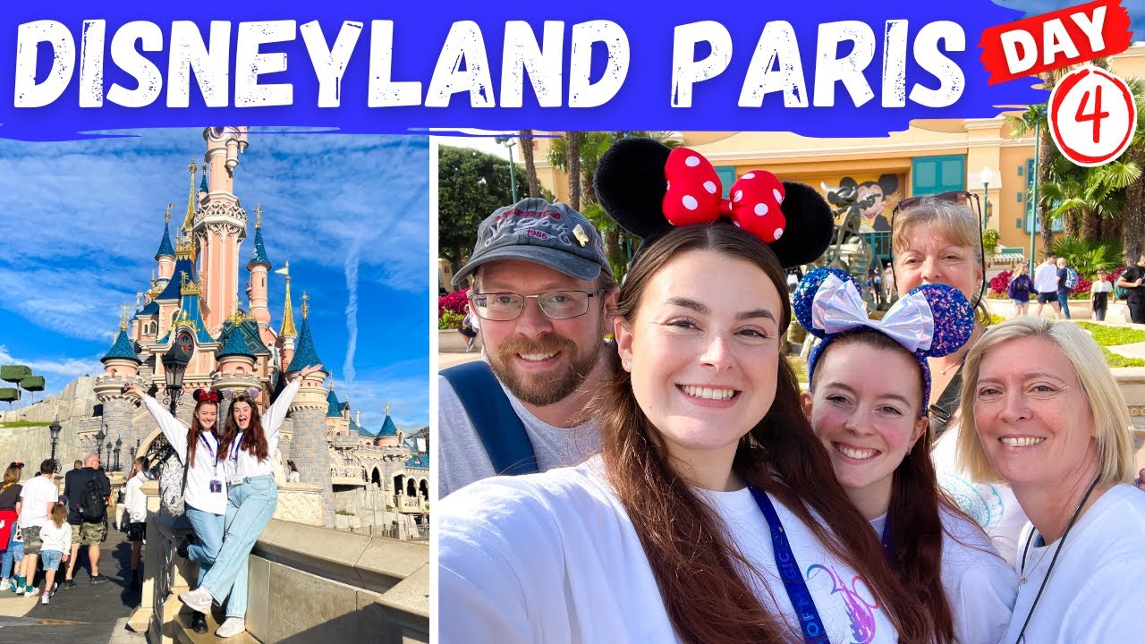 DISNEYLAND PARIS VLOG SEPT 2023 | Day 4: Our Final Day! | Exploring Both Parks & Mini Haul