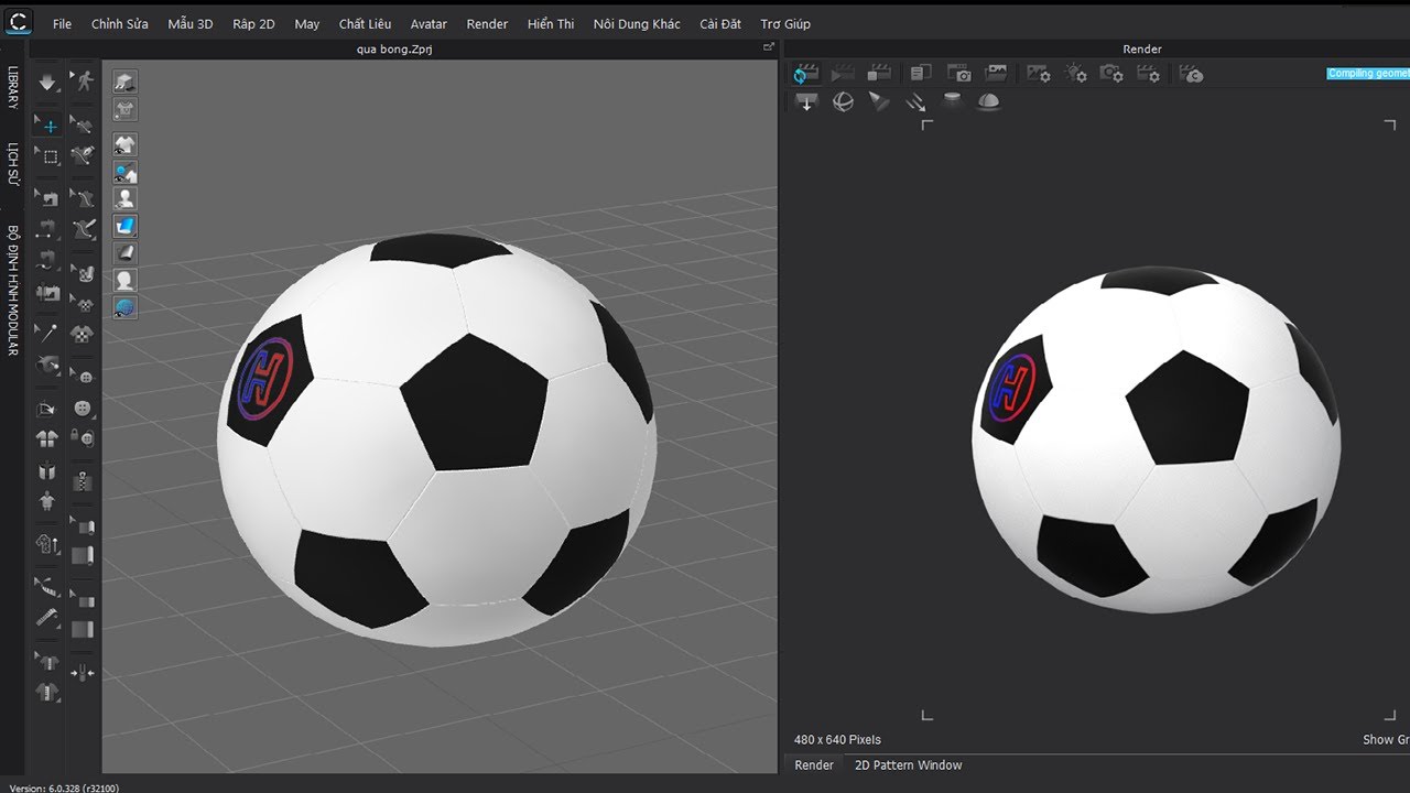 Ball in Clo3D 6.0 - Marvelous Designer 10 | Fashion 3D