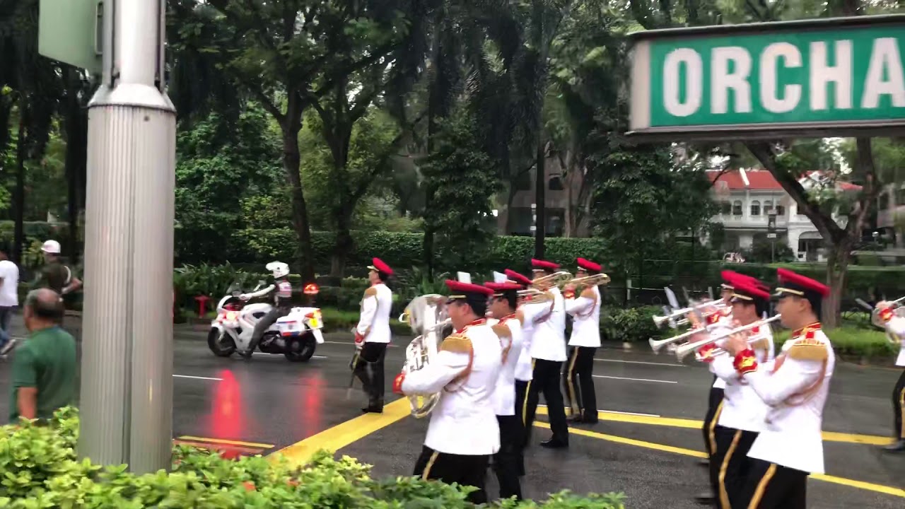 Change of Guards Singapore 4 Nov 2018 SAF BAND(march in)
