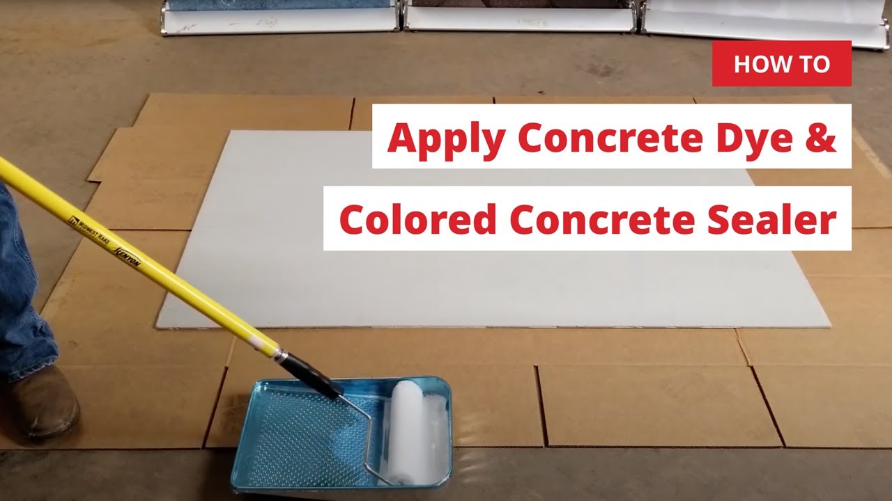 Как наносить краситель для бетона и цветной герметик для бетона — Direct Colors DIY Home Projects