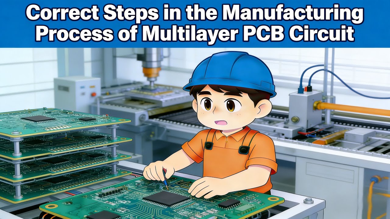 Correct Steps in the Manufacturing Process of Multilayer PCB Circuit