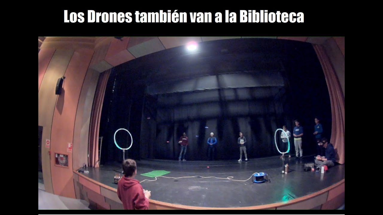 Los Drones también van a la Biblioteca. Tiny Whoop Library FPV