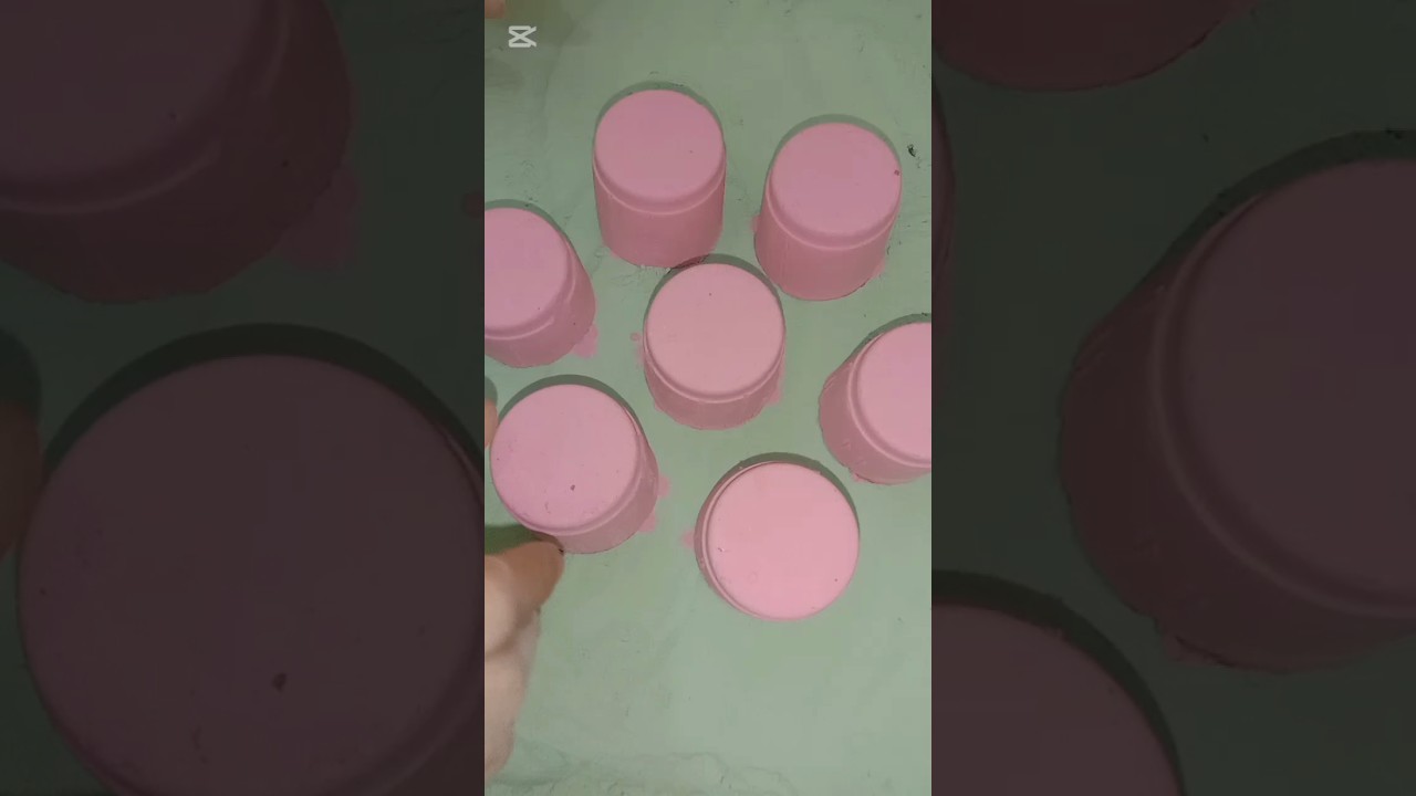 #Crunchy ASMR . #Backing soda #babypinkcolour