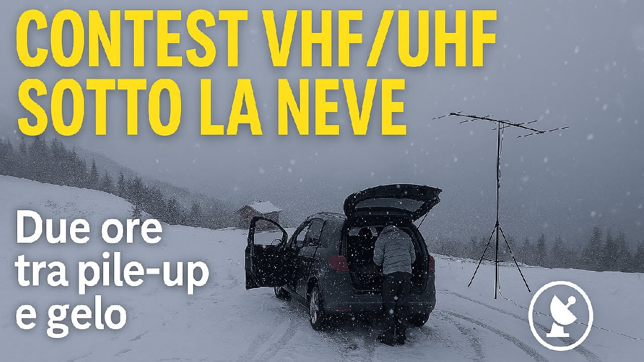 📡 Contest Pileup VHF/UHF 2025 – Colle di San Fermo (BG)