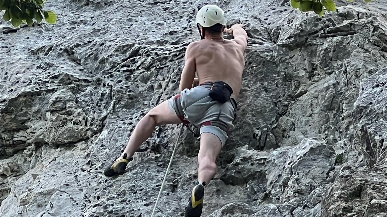 Klettern am Peilstein | Reifkante; 7 an der Luckerten Wand