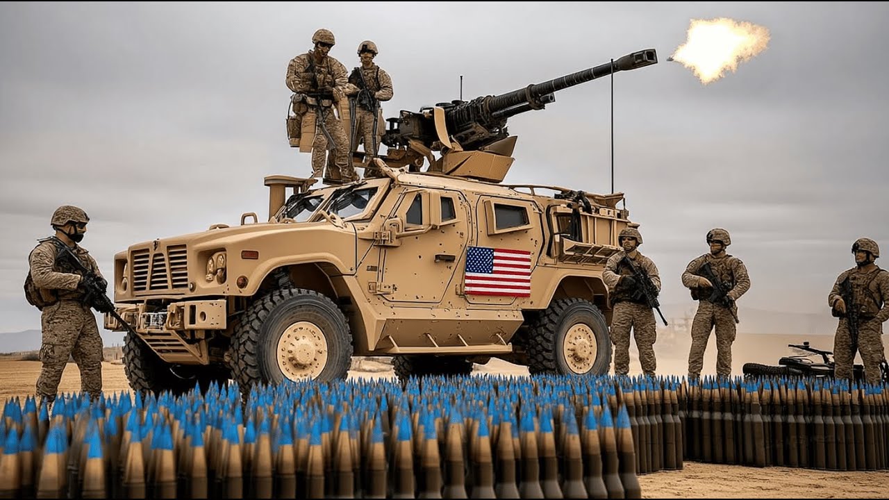 US Marines Test-Fires .50-Cal Monster Machine Gun M2A1