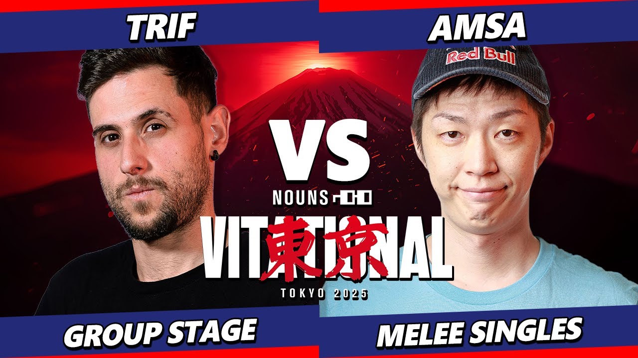 Nounsvitational 2025 - Trif (Peach) Vs. aMSa (Yoshi) Smash Melee - SSBM