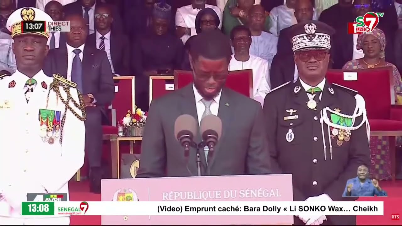 D&eacute;fil&eacute; du 4 Avril &agrave; Thies : Le Discours poignant du pr&eacute;sident Bassirou Diomaye Faye