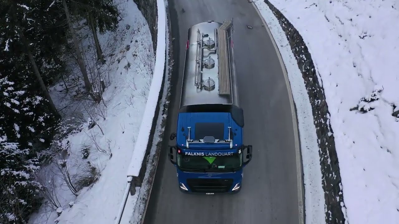 Milchtransport in Graubünden