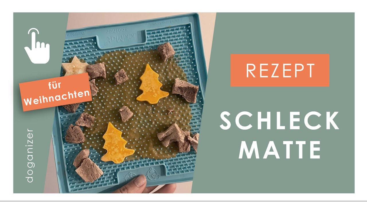 Schleckmatte Rezept für Weihnachten | LickiMAT | Hund