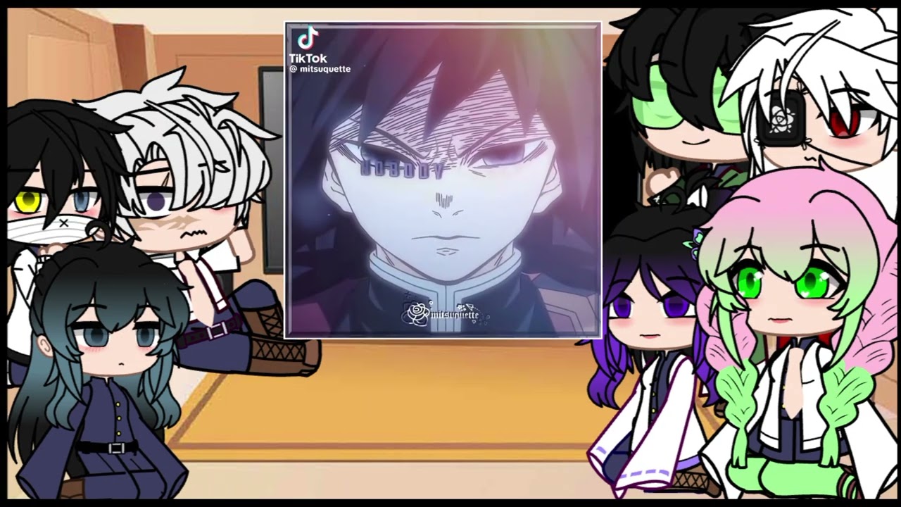 Los Pilares Reaccionan a Tomioka Angst // Parte 2 //SHIP: SaneObaGiyuu 🌪🐍🌊 , MitsuShino 💗🦋 //