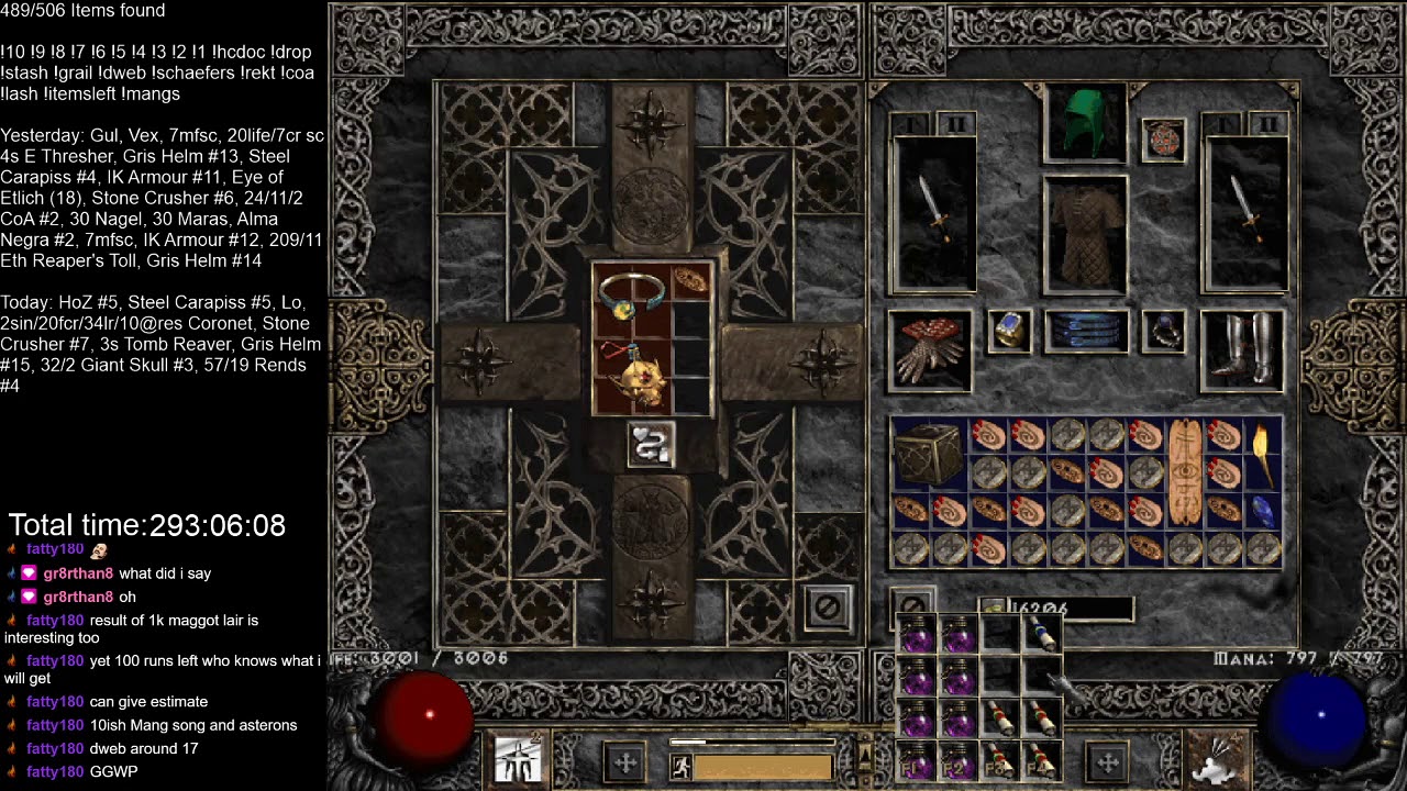 Diablo 2 - Grail #3 Final 20 Items - Darkforce Spawn (17)
