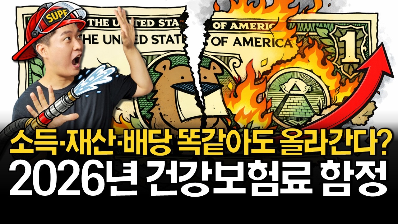 2026년 건강보험료 개편, 배당 많이 받으면 이렇게 됩니다.