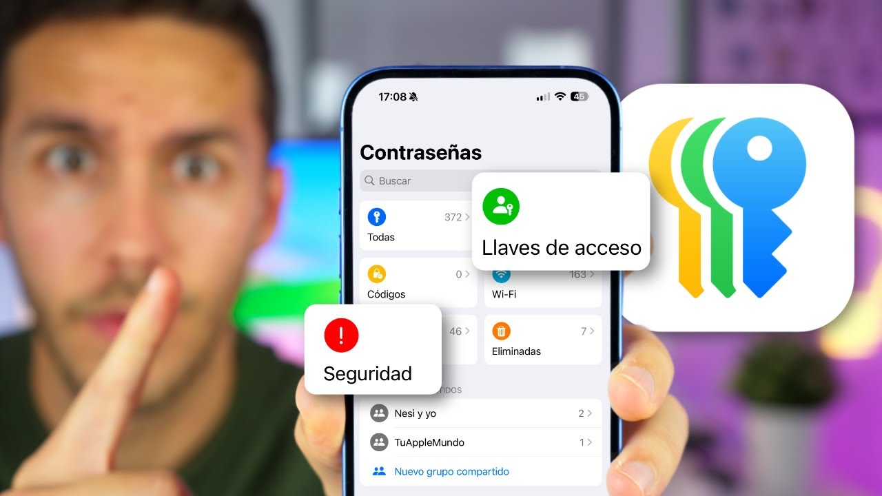 App CONTRASEÑAS del iPhone... Esta es la RAZÓN por la que DEBES USARLA ⚠️