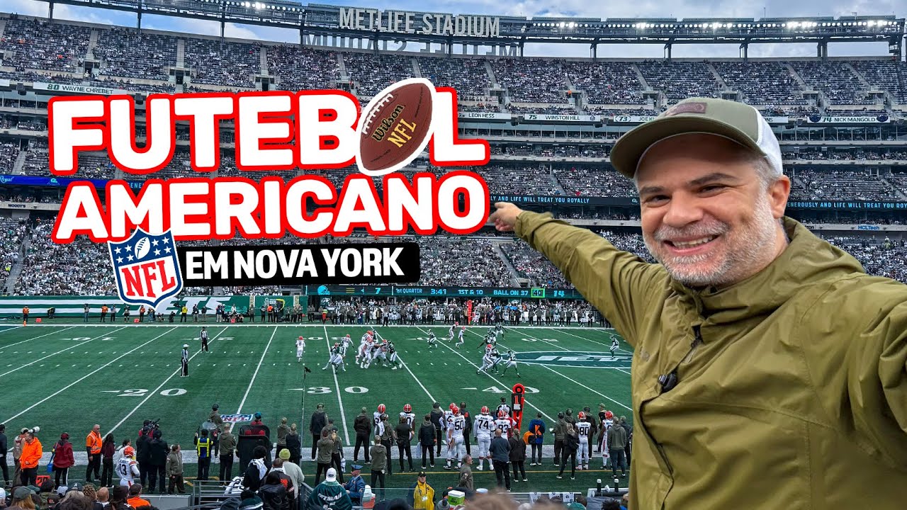 FUTEBOL AMERICANO em Nova York: Como ir de trem, estádio e ingressos