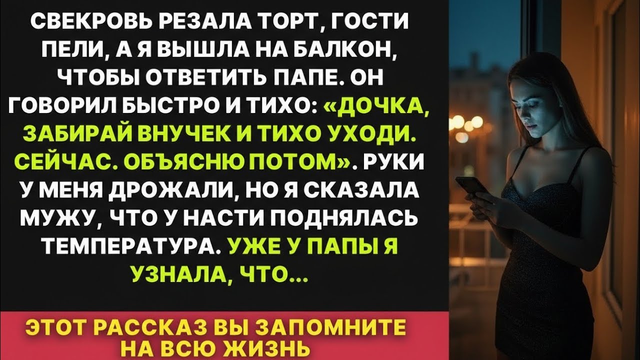 Папа позвонил на празднике: «ЗАБИРАЙ ДЕВОЧЕК И БЕГИ!» Я сбежала, а потом узнала страшную правду
