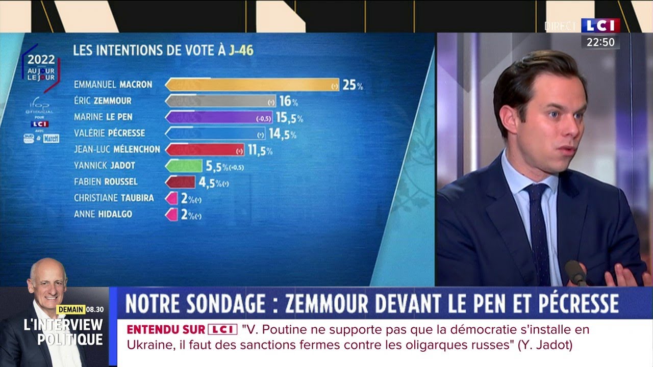 2nd tour : Zemmour face &agrave; Macron