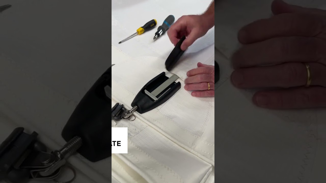 Carl from Sail Exchange demonstrates how to fit battens to a Mainsail