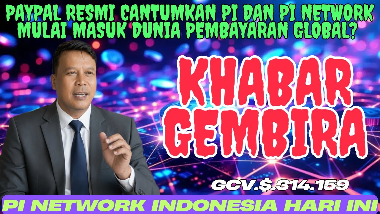 BERITA AKTUAL ‼ PAYPAL RESMI CANTUMKAN PI DAN PI NETWORK MULAI MASUK DUNIA PEMBAYARAN GLOBAL?