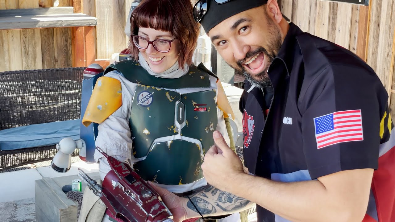 Hannah Is Fitted for the Boba Fett Costume Left by Her Father