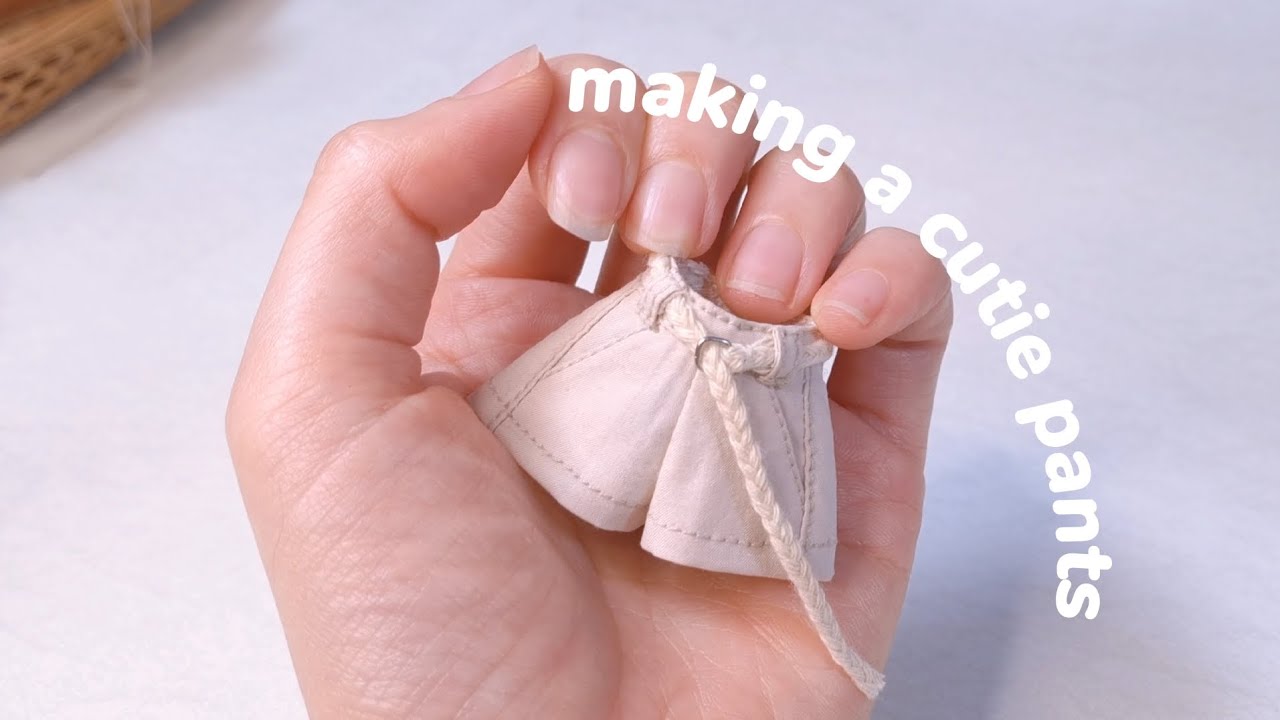 [광고]작지만 있을건 다 있는 인형 바지 만들기 #인형옷만들기 #sewing #dollclothes