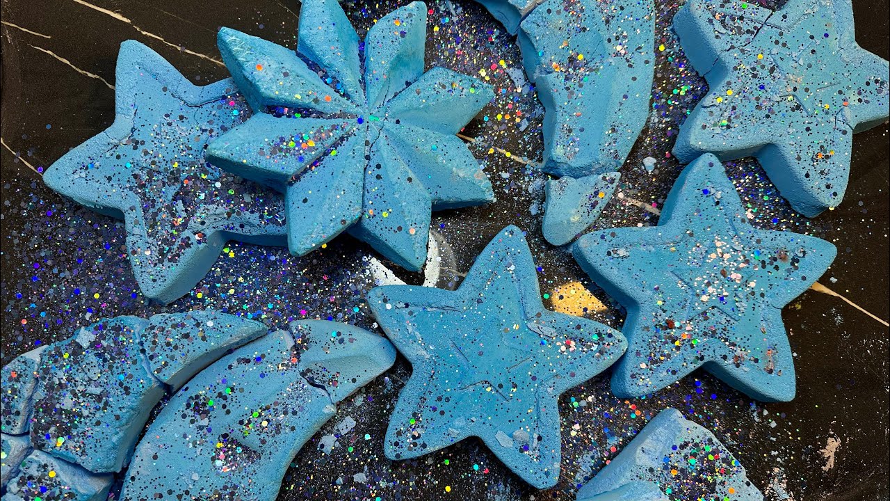Blue Star , Moon and Chalk for #onceinabluemoon with ​⁠@locococoasmr6799