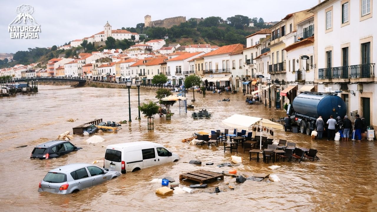 CAOS em Portugal: Alcácer do Sal Acorda INUNDADA, Prejuízos Disparam e Alerta Continua