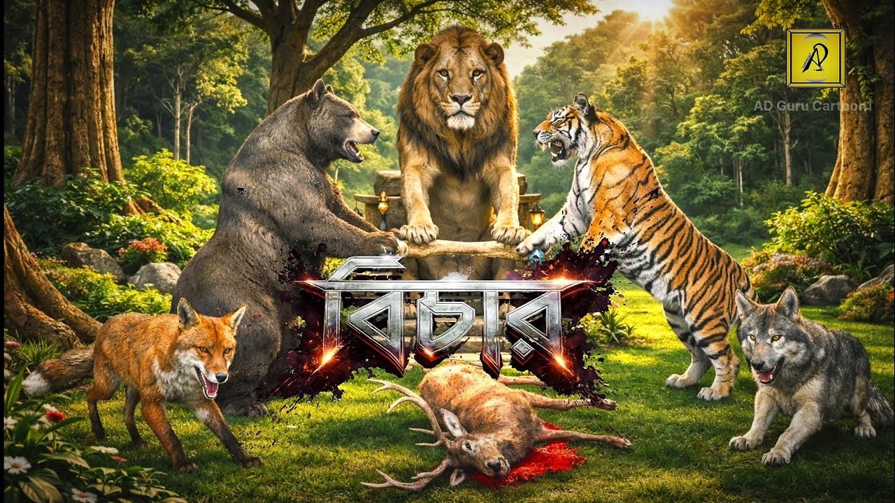 বিচার ।‌‌। Cartoon , Animal cartoon story . পশুদের মজার গল্প ,  Bangla golpo , 2026 ..