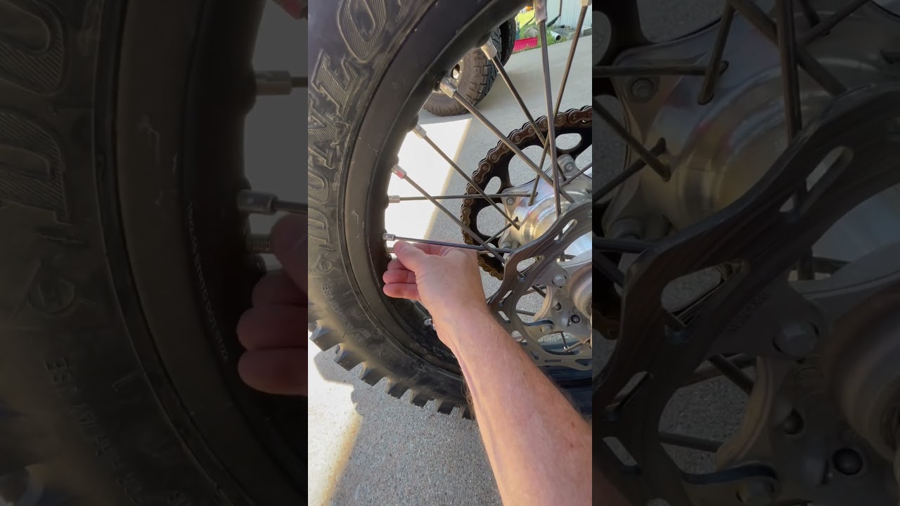 Crooked Valve Stem Fix #losburnouts #ktm300xc