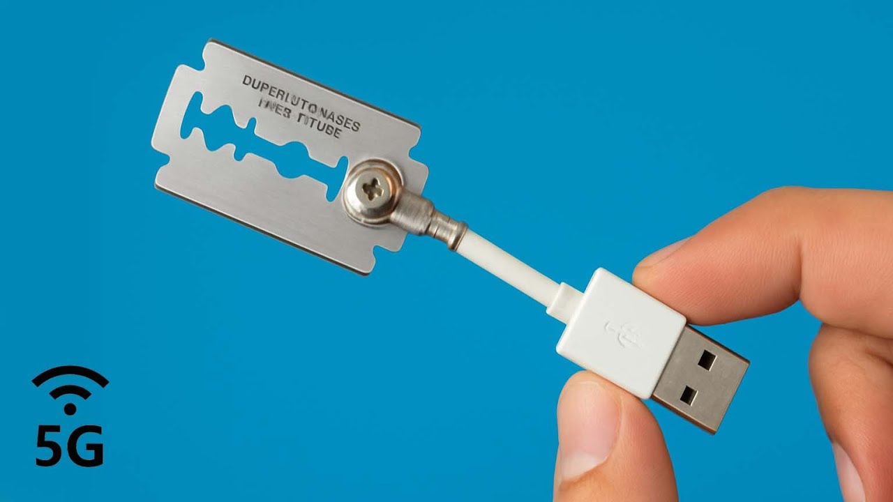 No Internet Needed! Boost Your Signal Using Just a USB Cable & Razor Blade