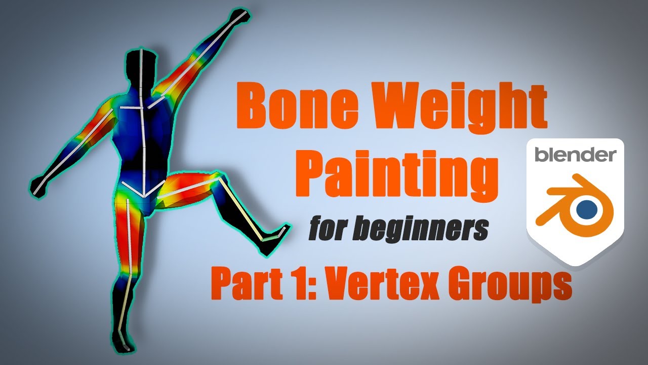 [Blender] Character Weight Paint: #1 Vertex Groups (beginner tutorial)