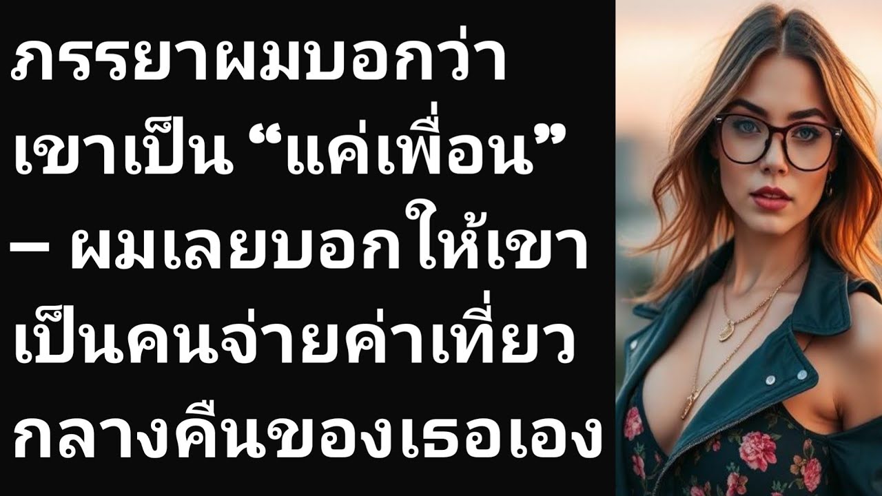 ภรรยาผมบอกว่าเขาเป็น “แค่เพื่อน” — ผมเลยบอกให้เขาเป็นคนจ่ายค่าเที่ยวกลางคืนของเธอเอง