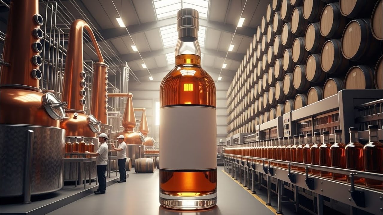 Inside a Billion-Dollar Whiskey Distillery | How Premium Whiskey Is Made (Full Process)