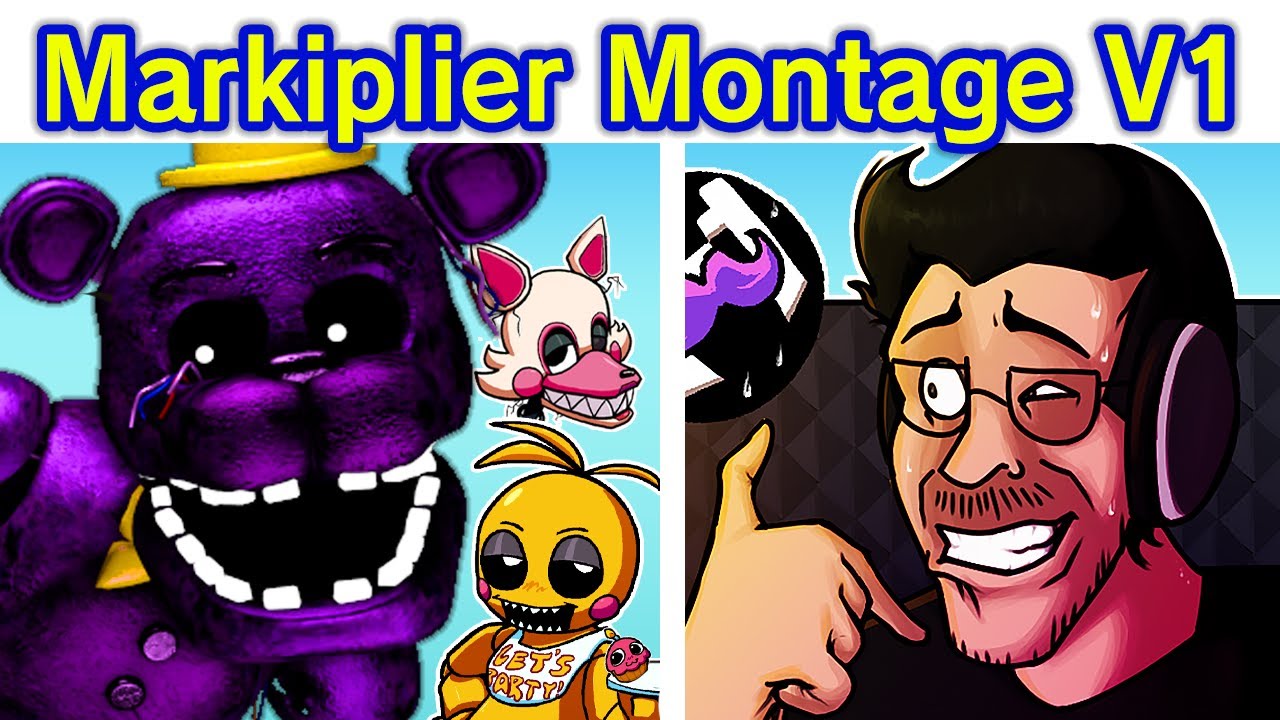 FNF Markiplier Montage: CHAPTER 2 & Secret Animatronics in Bite + Boned (Friday Night Funkin'/FNaF)