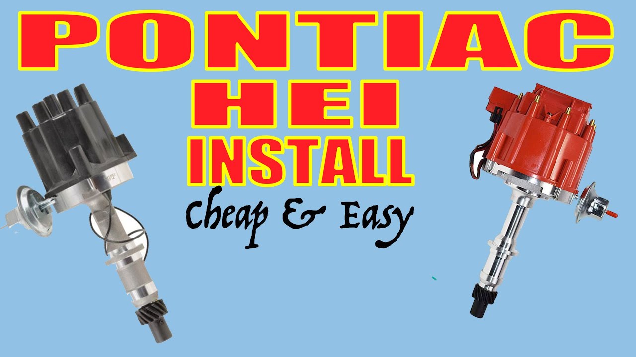 FIREBIRD FRIDAY:  How To Install HEI Pontiac Distributor From Points System - FAST & CHEAP DIY
